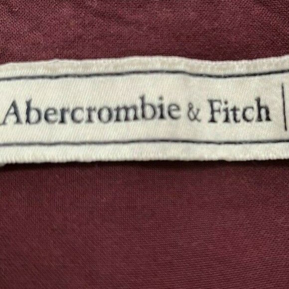 ABERCROMBIE & FITCH WINE BURGUNDY LACE CROCHET V-NECK SKATER DRESS SIZE 6 - NWT - Picture 3 of 9